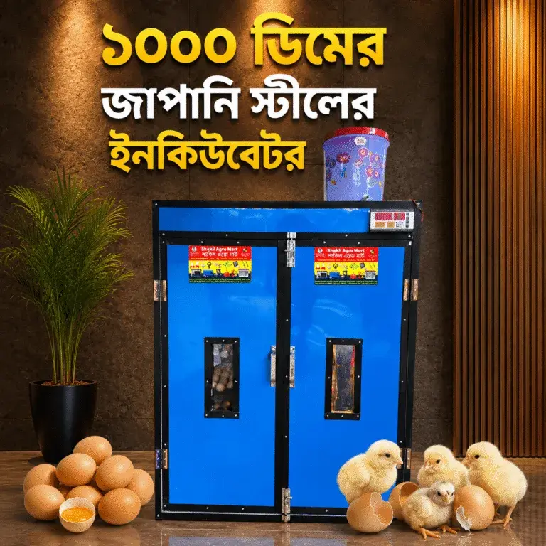 ১০০০ ডিমের জাপানি স্টিল বডি ফুল অটো ইনকিউবেটর